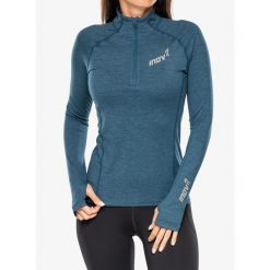 Bluza biegowa damska Inov-8 Train Elite Mid LSZ. Niebieskie bluzy damskie Inov-8, l, bez wzorów, sportowe, bez ramiączek, bez kaptura. Za 140.99 zł.