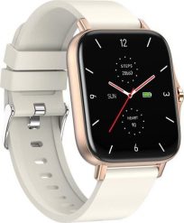 Smartwatch Maxcom Fit FW55 Aurum Pro Beżowy (FW55GOLD). Brązowe zegarki smartwatch MAXCOM, bez wzorów. Za 203.25 zł.