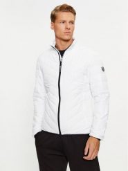 EA7 Emporio Armani Kurtka puchowa 8NPB13 PNE1Z 1100 Biały Regular Fit. Białe kurtki męskie EA7 Emporio Armani, m, bez wzorów, z puchu, bez kaptura. Za 789.99 zł.