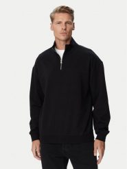 HUGO Bluza Dalizip 50568307 Czarny Regular Fit. Czarne bluzy męskie Hugo, l, bez wzorów, z bawełny, bez ramiączek, bez kaptura. Za 549.99 zł.