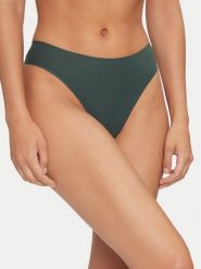 Chantelle Stringi Soft Stretch C11GG0 Zielony. Zielone majtki damskie Chantelle, z syntetyku. Za 99.99 zł.