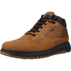 Buty GEOX U AERANTIS 4X4 B ABX Brązowy. Brązowe buty zimowe męskie Geox, bez wzorów, ze skóry, bez obcasa, bez zapięcia. Za 667.95 zł.