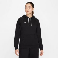 Bluza sportowa damska Nike Wmns Park 20 Fleece. Białe bluzy damskie Nike, xs, bez wzorów, sportowe, bez ramiączek, z kapturem. Za 382.00 zł.