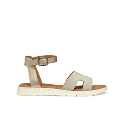 Damskie sandały z klinem Geox Dandra B. Brązowe sandały damskie Converse, bez wzorów, bez obcasa, na koturnie, bez zapięcia. Za 415.50 zł.