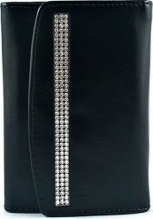 Swarovski SV 060 skórzany portfel damski z kamieniami swarovski czarny SV 060. Czarne portfele damskie Swarovski. Za 369.00 zł.