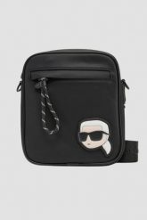 KARL LAGERFELD Czarna saszetka męska K/ikon Nylon. Czarne saszetki i nerki męskie KARL LAGERFELD, z nylonu. W wyprzedaży za 429.99 zł.