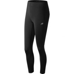 Legginsy sportowe w kolorze czarnym. Czarne legginsy damskie New Balance, xs, bez wzorów, z materiału, climacool (adidas). W wyprzedaży za 175.95 zł.