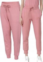 4f Spodnie damskie 4F jasny róż H4L22 SPDD350 56S 2XL. Czerwone spodnie dresowe damskie 4F, bez wzorów, sportowe. Za 79.51 zł.
