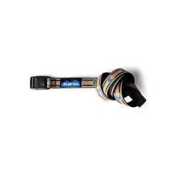 Pasek do spodni Kavu Burly Belt - sand dart. Brązowe paski męskie KAVU, bez wzorów, sportowe, trekkingowe. Za 114.99 zł.