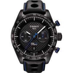PROMOCJA ZEGAREK TISSOT T - SPORT T100.427.36.201.00. Czarne zegarki męskie TISSOT, bez wzorów, ze stali. W wyprzedaży za 5,850.00 zł.