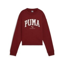 Damska bluza z okrągłym dekoltem PUMA SQUAD o pełnej długości PUMA Intense Red. Czerwone bluzy damskie Puma, m, bez wzorów, z dzianiny, bez ramiączek, bez kaptura. Za 156.99 zł.