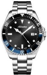 Zegarek męski Adriatica A8347.Y194QT srebrny. Szare zegarki męskie Adriatica, bez wzorów, srebrne. Za 980.00 zł.