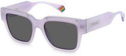 Polaroid Okulary POLAROID PLD6198SX789F. Okulary przeciwsłoneczne, Kolor PURPLE. Unisex. NoSize. Fioletowe okulary przeciwsłoneczne damskie POLAROID. Za 186.71 zł.