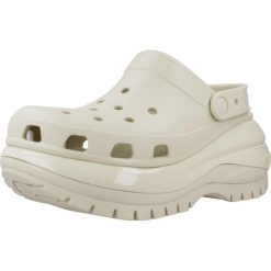 Tenisówki Crocs Model Classic Mega Crush Clog Kolor Biały. Białe trampki i tenisówki damskie Crocs, bez wzorów, z gumy, bez zapięcia. W wyprzedaży za 284.45 zł.