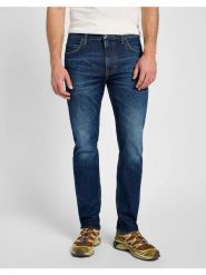 LEE MĘSKIE SPODNIE JEANSOWE RIDER MIDNIGHT BLUE 112355792 L701008593. Niebieskie jeansy męskie Lee, z jeansu. Za 229.99 zł.