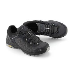 Buty niskie trekkingowe unisex Alpine Pro Ibane 3 Vibram. Czarne obuwie trekkingowe damskie Alpine Pro, z gumy, przed kostkę, bez zapięcia. Za 569.00 zł.