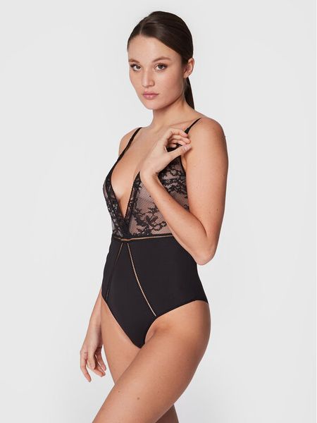 Passionata Body Olivia P49J80 Czarny. Czarne body Passionata, bez wzorów, z syntetyku. Za 269.99 zł.