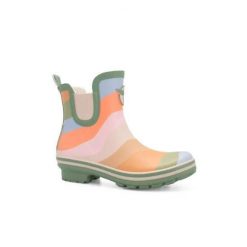 Krótkie kalosze Rouchette Feeling Meadow. Zielone kalosze damskie ROUCHETTE, bez wzorów, z materiału, bez zapięcia. Za 248.00 zł.