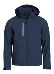 Clique Kurtka Milford softshell 3-warstwowa z membraną TPU, dark navy. Niebieskie kurtki męskie CLIQUE, m, bez wzorów, z polaru. Za 367.30 zł.