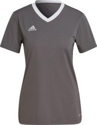 Adidas Koszulka damska adidas Entrada 22 Jsy szara H59848 : Rozmiar - S. Szare bluzki damskie Adidas, s, bez wzorów, bez kołnierzyka, bez ramiączek. Za 65.69 zł.