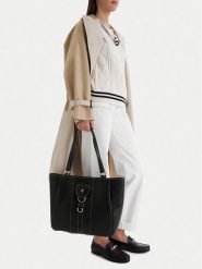 Beverly Hills Polo Club Torebka CEO-BHPC-C-025-09 Czarny. Czarne shopperki damskie Beverly Hills Polo Club, bez wzorów, z materiału, bez dodatków. Za 229.99 zł.