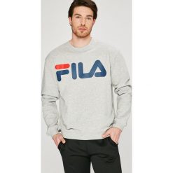 Fila - Bluza. Szare bluzy męskie Fila, l, bez wzorów, z bawełny, bez ramiączek, bez kaptura. W wyprzedaży za 169.90 zł.