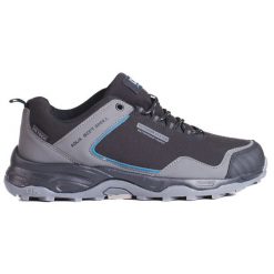 Buty trekkingowe męskie DK Waterproof szare. Szare trekkingi męskie z materiału, bez zapięcia. Za 197.04 zł.