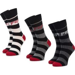 Zestaw 3 par wysokich skarpet unisex PEPE JEANS - Kester PMU10552 Multi 0AA. Szare skarpety męskie Pepe Jeans, bez wzorów, z bawełny. Za 69.00 zł.