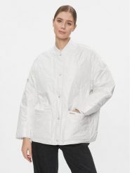 Tommy Jeans Kurtka przejściowa Tjw Onion Quilt Liner Jacket DW0DW17235 Biały Regular Fit. Białe kurtki damskie Tommy Jeans, m, bez wzorów, z jeansu, bez kaptura. Za 469.99 zł.