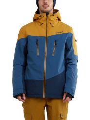 Kurtka narciarska męska Privet Jacket. Niebieskie kurtki sportowe męskie FUNDANGO, na zimę, m, bez wzorów, z poliesteru, bez kaptura, narciarskie. Za 639.00 zł.