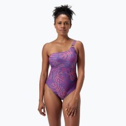 Strój pływacki jednoczęściowy damski Speedo Shaping Printed Asymmetric. Niebieskie stroje kąpielowe damskie Speedo, m, bez wzorów. Za 259.99 zł.