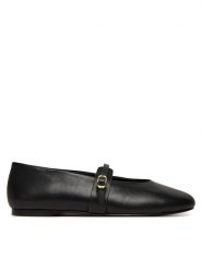 Steve Madden Baleriny Rejoice SM11003565 Czarny. Czarne balerinki damskie Steve Madden, bez wzorów, ze skóry, bez obcasa, bez zapięcia. Za 319.99 zł.