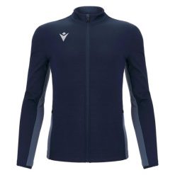 Bluza z pełnym zamkiem błyskawicznym Macron Record 3D. Niebieskie bluzy damskie Macron, m, bez wzorów, sportowe, bez ramiączek, bez kaptura. Za 354.00 zł.