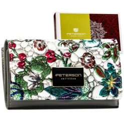 Portfel damski Peterson PTN PH29-LFL kolorowy. Portfele damskie Peterson, ze skóry. Za 84.99 zł.