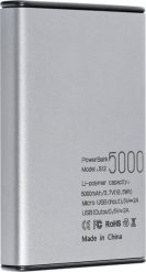 Powerbank Puridea S12 5000mAh Srebrny. Szare powerbanki PURIDEA. Za 39.00 zł.