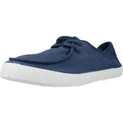 Buty VICTORIA 116601V Niebieski. Niebieskie obuwie trekkingowe damskie VICTORIA, z tkaniny, bez zapięcia. Za 109.99 zł.