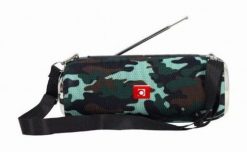 PRZENOŚNY GŁOŚNIK BLUETOOTH SPK-BT-17-CM FM-RADIO, WBUDOWANY MIKROFON, WZÓR MORO, USB, AUX, MICROSD. Głośniki przenośne Gembird. Za 75.99 zł.