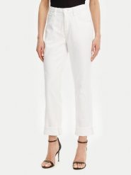 Guess Jeansy 172925 Biały Relaxed Fit. Białe jeansy damskie Guess, z aplikacjami, z jeansu. Za 279.99 zł.