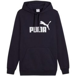 Męska Bluza Z Kapturem ESS No.1 Logo. Niebieskie bluzy męskie Puma, m, bez wzorów, bez ramiączek, z kapturem. Za 237.99 zł.