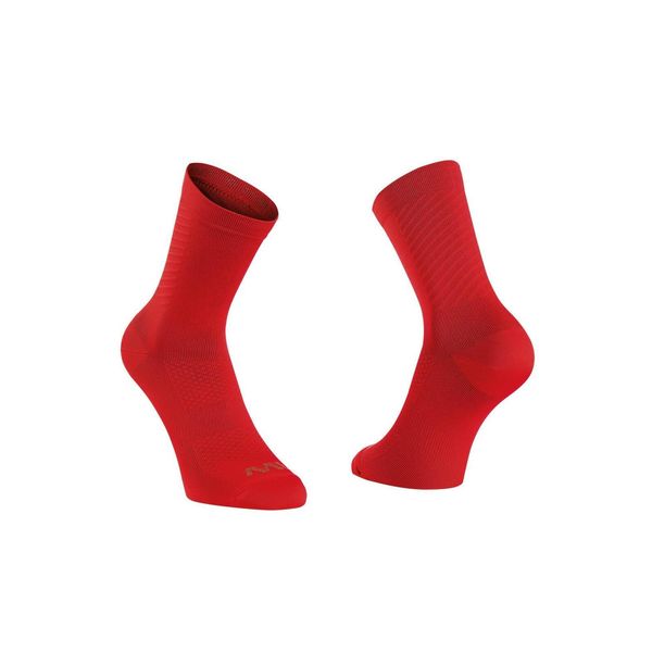 Skarpety rowerowe NORTHWAVE Switch czerwony. Czerwone skarpetki damskie Northwave, bez wzorów. Za 65.00 zł.