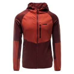 Bluza z kapturem Hi-Tec Camil. Czerwone bluzy sportowe męskie Hi-tec, xl, bez wzorów, z kapturem, trekkingowe. Za 301.00 zł.