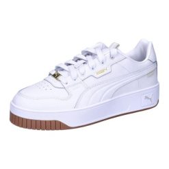 Buty Damskie Puma Carina Street Lux. Białe obuwie sportowe damskie Puma, bez wzorów, bez zapięcia. Za 209.00 zł.