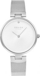 Zegarek OBAKU Zegarek damski Obaku Denmark V256LXCIMC srebrny. Szare zegarki damskie OBAKU, srebrne. Za 396.00 zł.