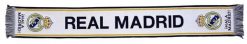 Szalik Real Madryt - licencjonowany 140 cm x 20 cm. Białe szaliki damskie REAL MADRID, bez wzorów, z materiału. Za 99.00 zł.