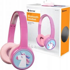 Słuchawki Denver Denver BTH-106P Kinder BT Over-Ear Headset pink. Różowe słuchawki nauszne Denver. Za 75.65 zł.