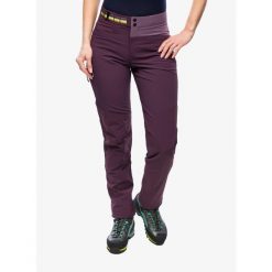 Spodnie softshell damskie Ortovox Pala Pants. Fioletowe spodnie sportowe damskie ORTOVOX, na lato, bez wzorów, z softshellu, sportowe, trekkingowe. Za 692.99 zł.