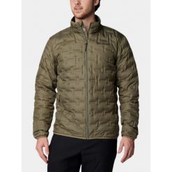 Kurtka Puchowa Męska Columbia Delta Ridge II. Zielone kurtki sportowe męskie Columbia, na jesień, m, bez wzorów, z puchu, bez kaptura, trekkingowe, omni-heat (columbia). Za 749.00 zł.