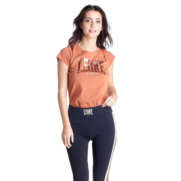 Damskie legginsy ActiveZone z paskami po bokach. Czarne legginsy damskie LEONE 1947 APPAREL, bez wzorów, z tkaniny. W wyprzedaży za 111.80 zł.
