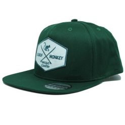 Czapka Trucker – Płaski daszek – Snapback / Dorośli (Butelkowa zieleń). Zielone czapki damskie SURF MONKEY, bez wzorów, z bawełny, sportowe. Za 139.95 zł.