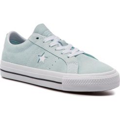 Tenisówki CONVERSE - One Star Pro Ox Te 163252C Teal Tint/Black/Wh. Zielone trampki i tenisówki damskie Converse, bez wzorów, z gumy, bez zapięcia. W wyprzedaży za 249.00 zł.